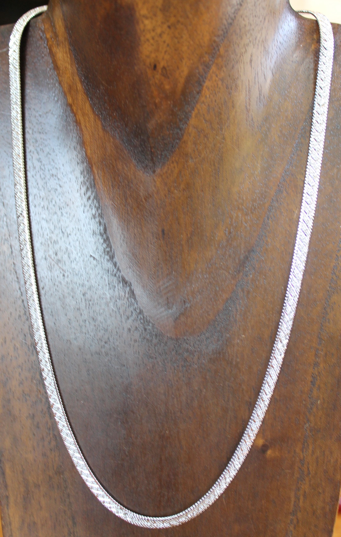 Collar cordón oro blanco unisex, de n1794 – Brazaletes y Sortijas