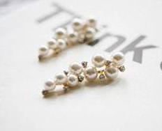 pendientes-oro-perlas-baratos-racimo-n2070